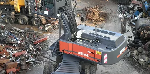 sorting and recycling scrap metal